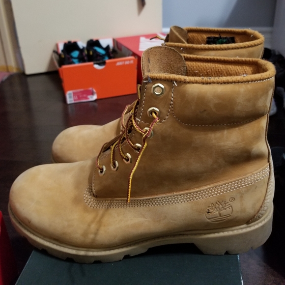 timberland boots wheat size 10.5 - Picture 1 of 4